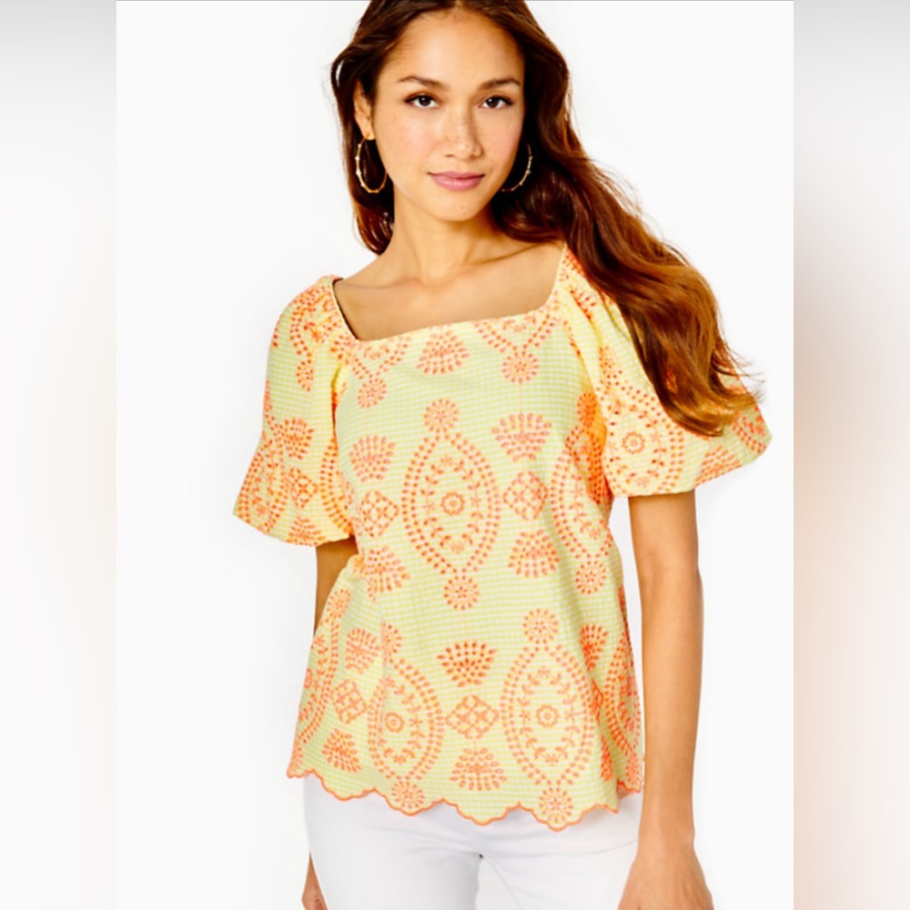 Lilly Pulitzer Eyelet Top